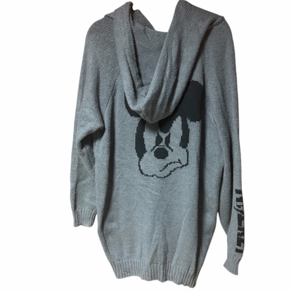 Torrid Disney Mickey Mouse Intarsia Full Zip Hoodie Cardigan NWT - Picture 3 of 10